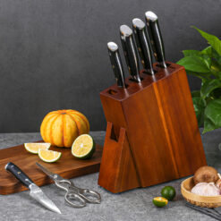 Best Damascus Kitchen Knife Set with Block