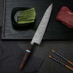 Engraved Gyuto Knife