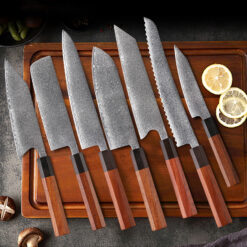 Engraved Japanese Knives