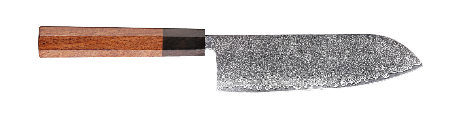 Engraved Japanese Santoku Knife