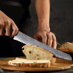 Damascus Bread Knife