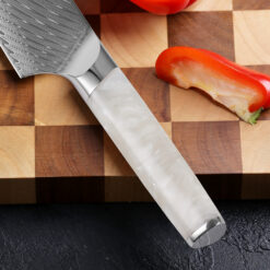 White Resin Knife Handle