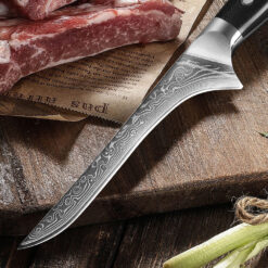 Damascus Boning Knife