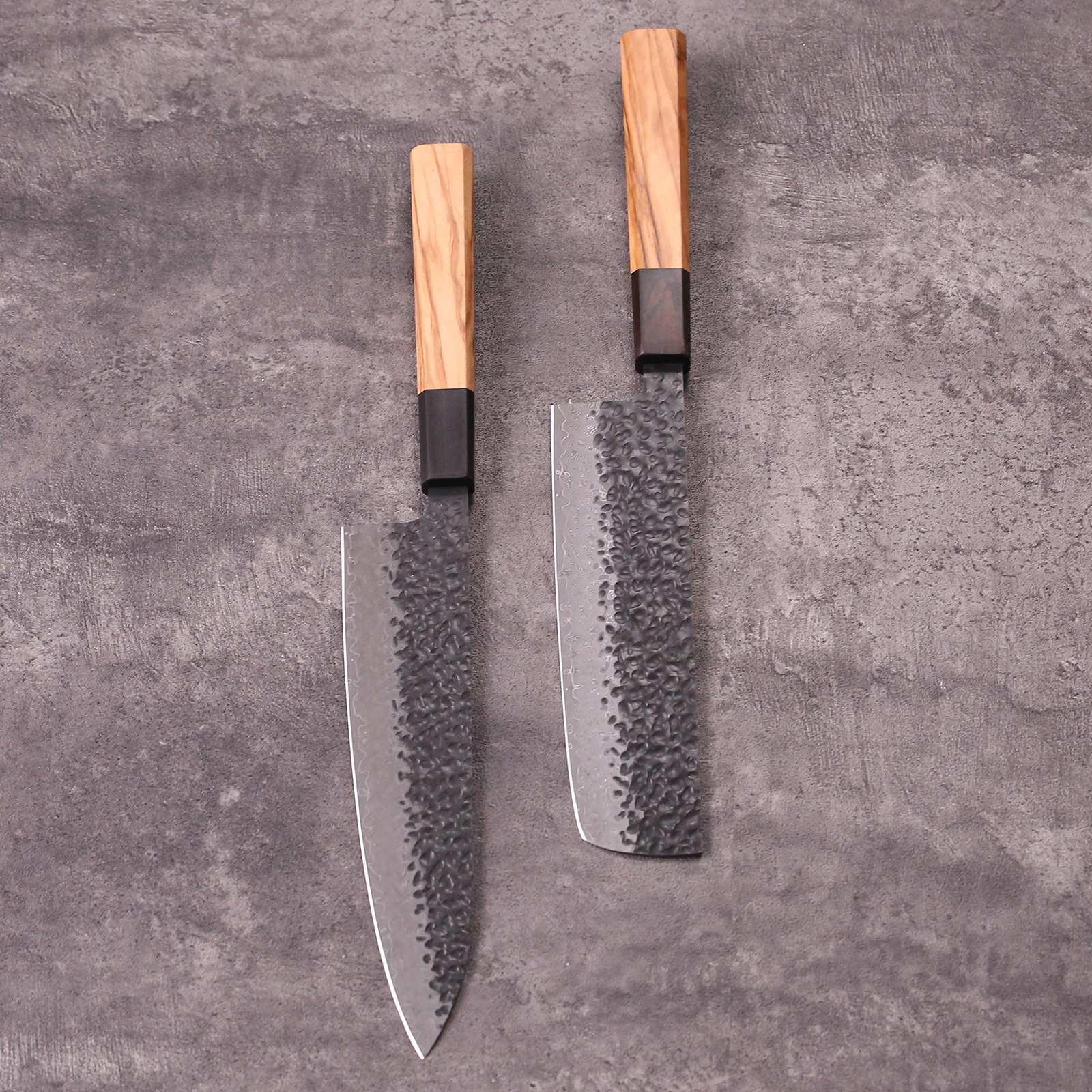 Custom Branding Damascus Knife Set