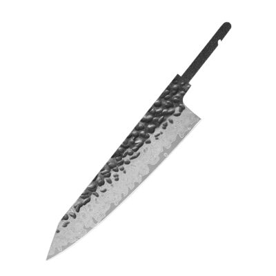 130mm petty knife blank lightweight 47g Damascus steel