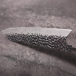 205mm Kurouchi Tsuchime Damascus kiritsuke knife blank for craftsmen