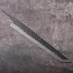 270mm Damascus steel Sakimaru Takohiki knife blank double bevel