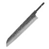 8.5 inch Damascus steel bread knife blade blank with hidden tang for Japanese wa handle