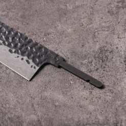 Compact Santoku knife blank 125mm Damascus steel for knife makers