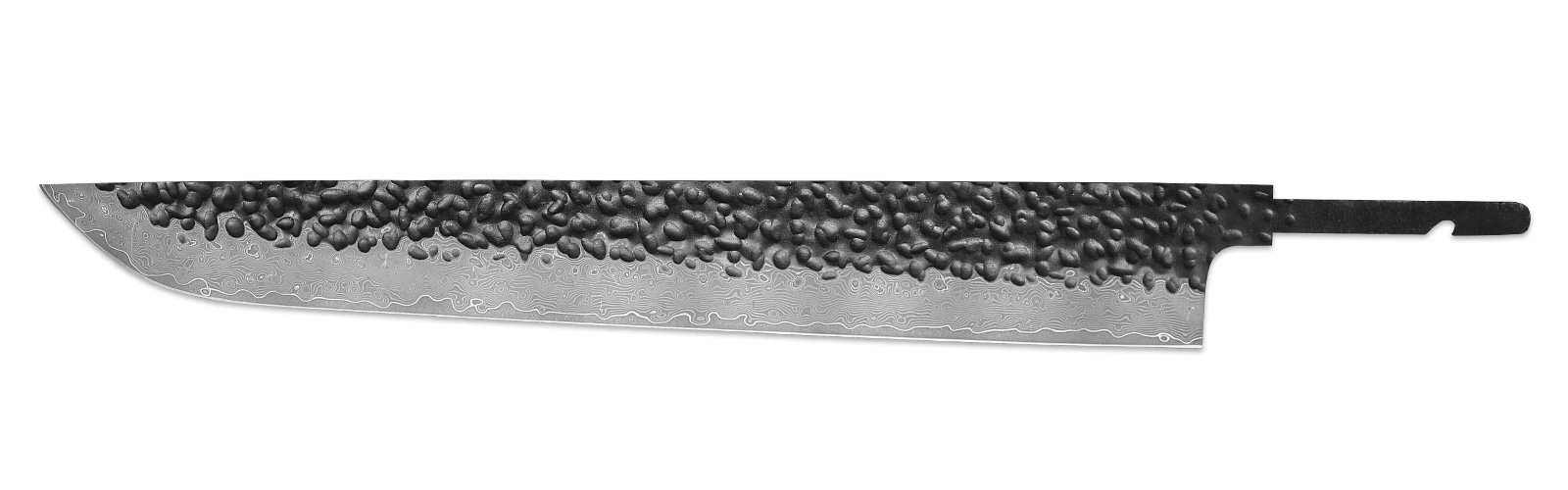 Damascus steel Sakimaru Takohiki blade blank 270mm for craftsmen