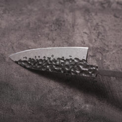 Precision paring knife blank 100mm Damascus steel blade