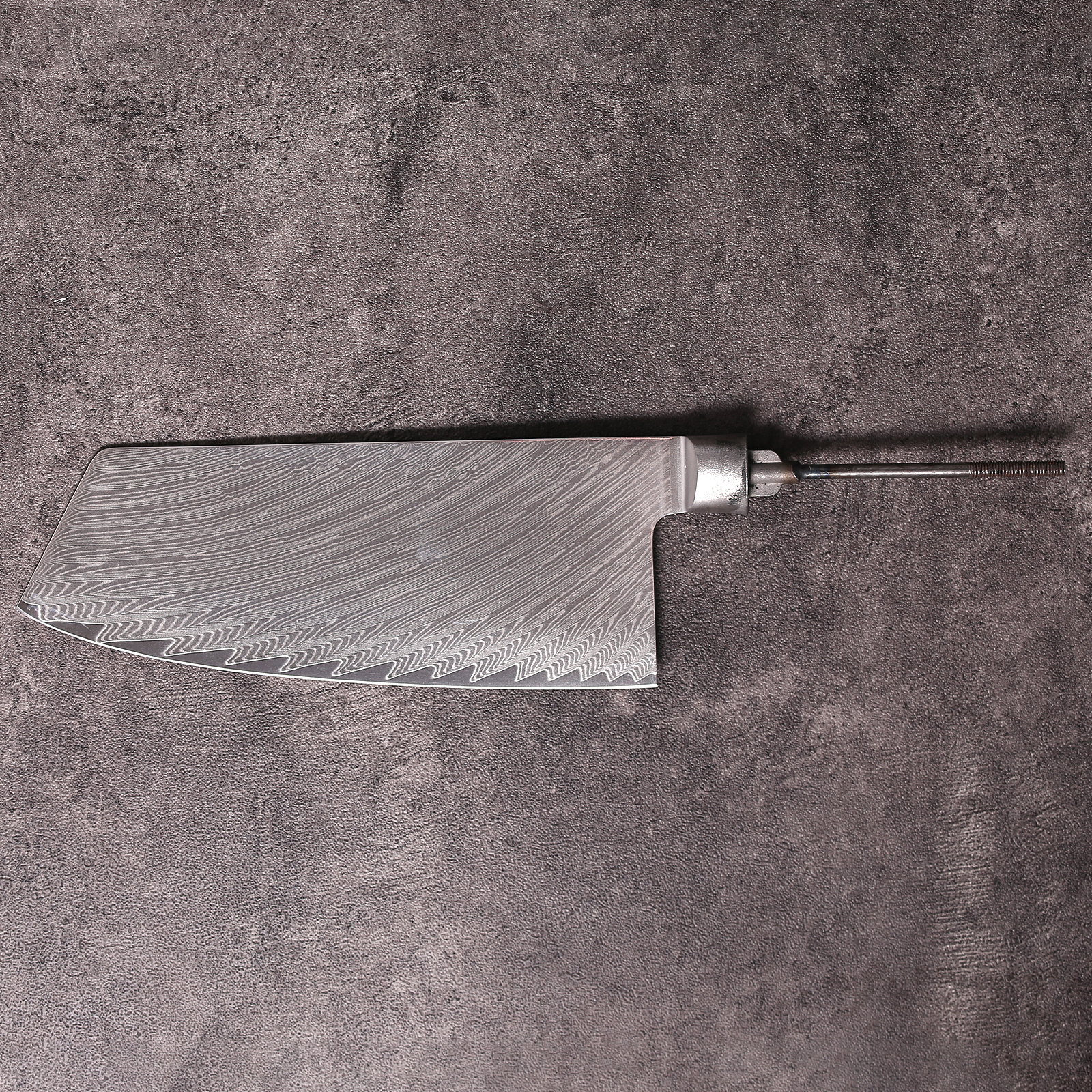 7 Inches Damascus Chinese Cleaver Knife Blade Blank