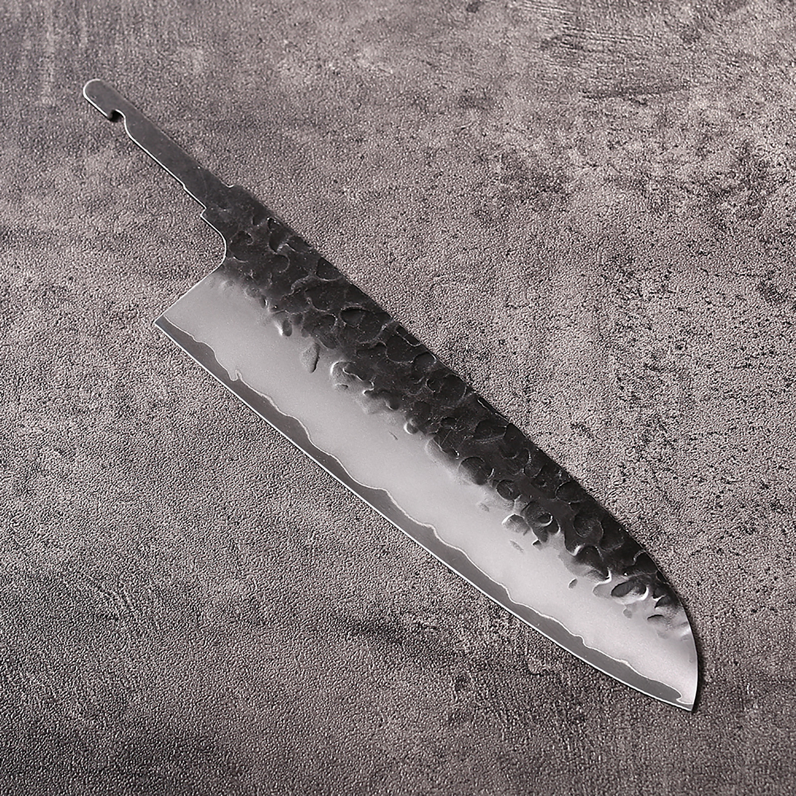 7.5 inch Santoku knife blank with 440C stainless core