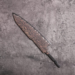 Copper Damascus 125mm Petty Knife Blade Blank OEM & Small Batch Supply