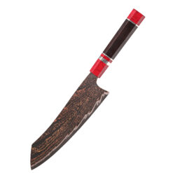 Copper Mai Damascus Kiritsuke Bunka knife with VG10 steel core