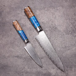 Custom Branding Damascus Knife Set