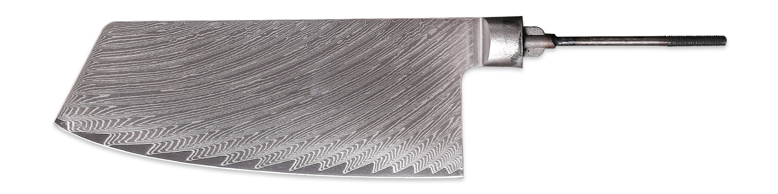 Damascus Chinese Cleaver Knife Blade Blank for Wood Working