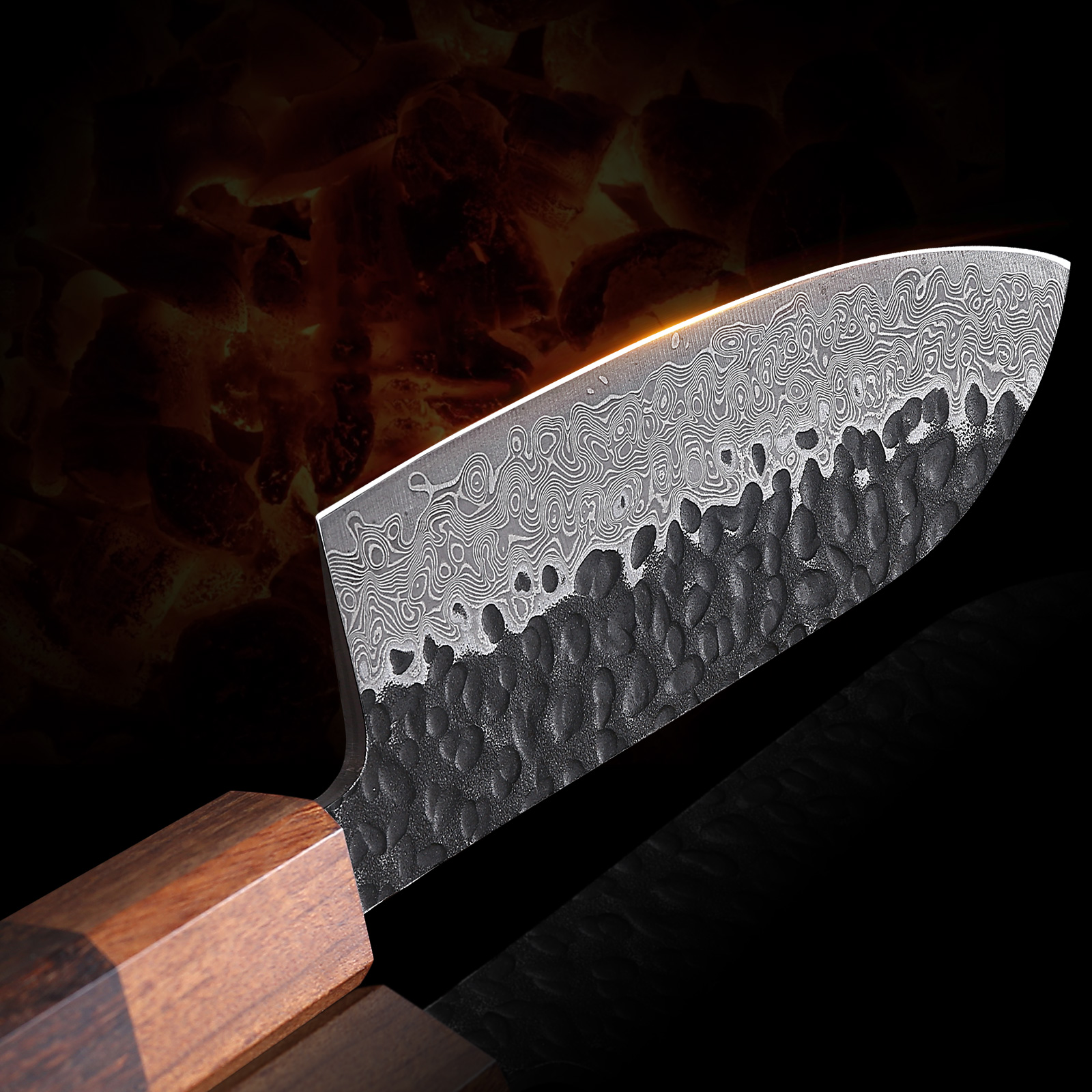 Damascus Santoku Knife