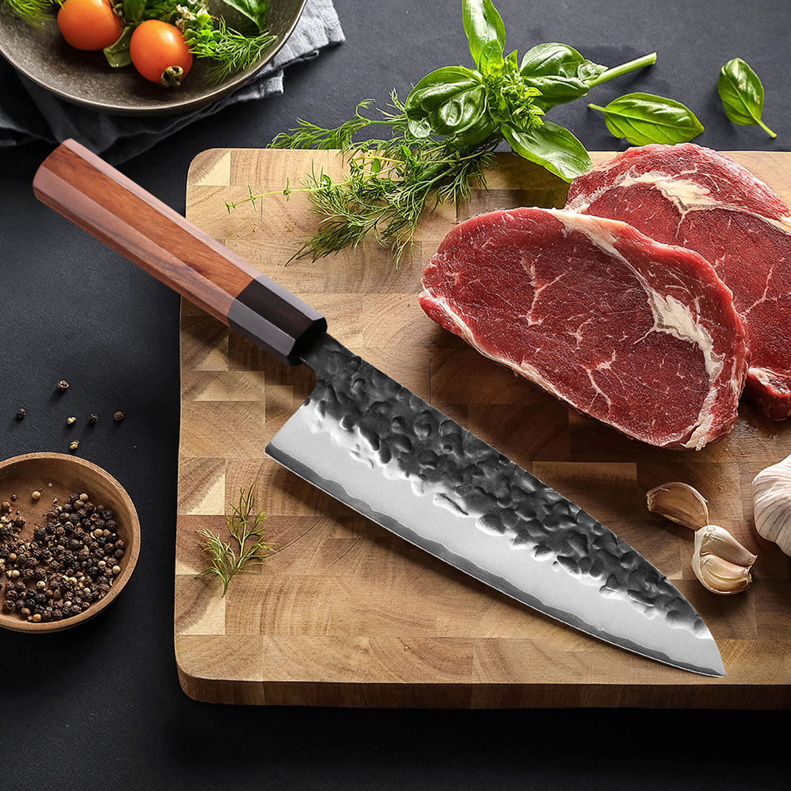 Gyuto Knife with Wa Handle