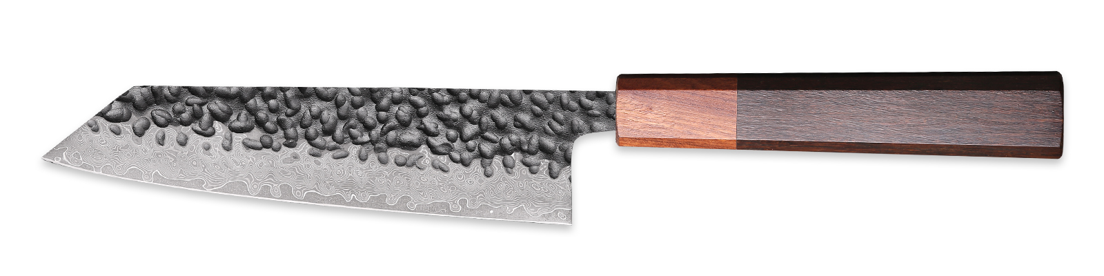 Hammered Damascus petty knife