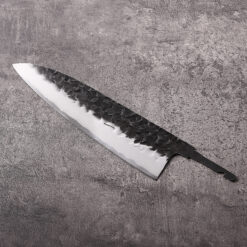 Japanese hammered finish Kurouchi blade 210mm