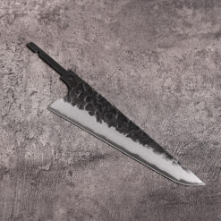 Japanese honesuki blade blank Kurouchi hammered finish
