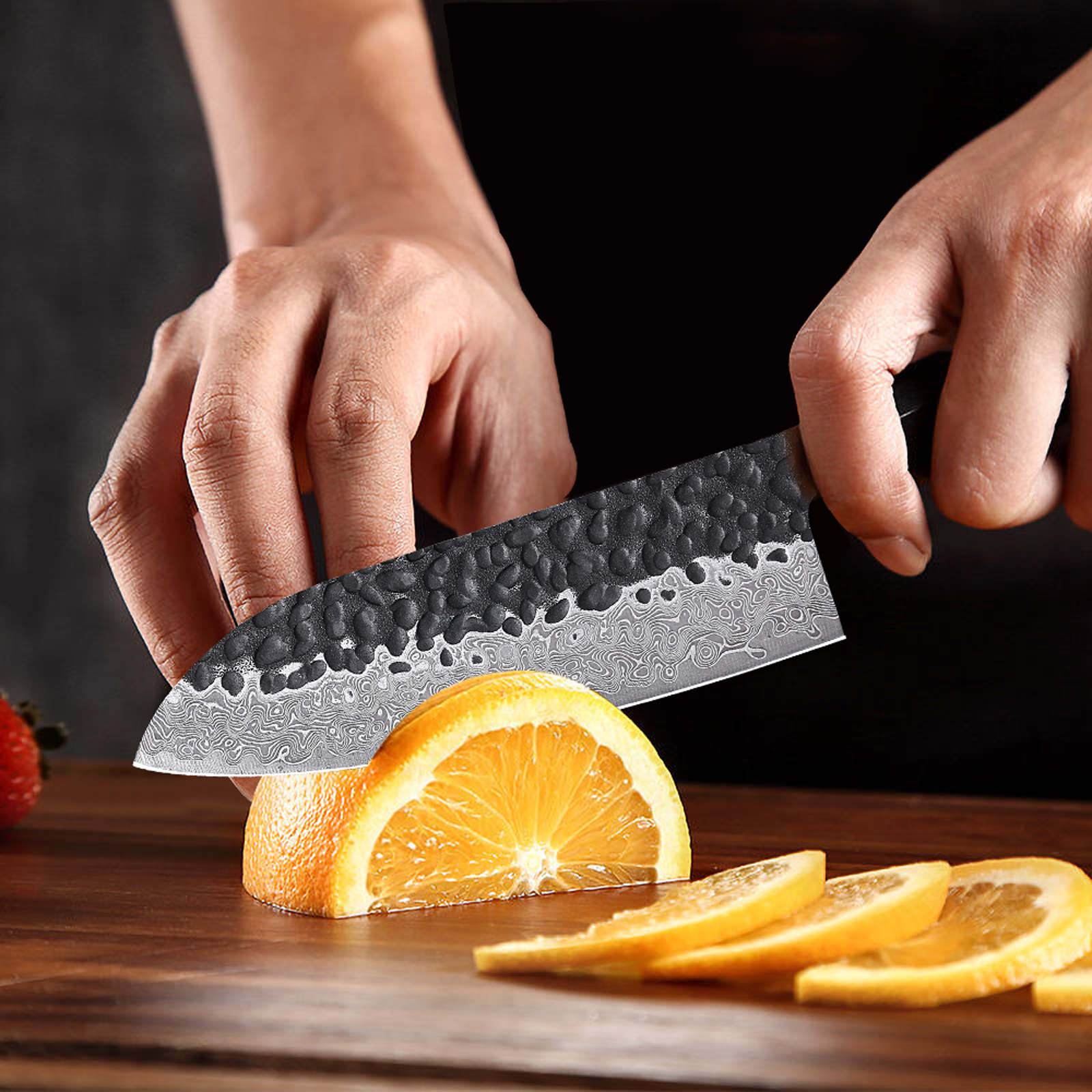 Damascus Santoku Knife - Image 5