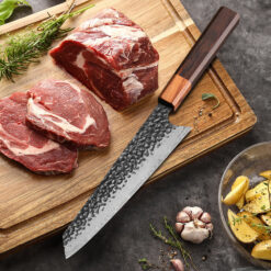 Damascus Bunka Knife