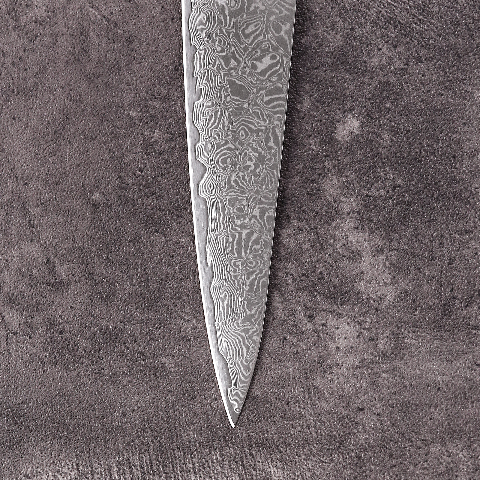 DIY utility knife blank Damascus blade