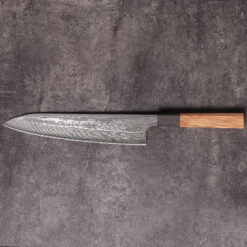 240mm chef knife with wa‑style olive handle