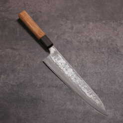 240mm gyuto knife with wa olive handle