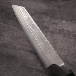 Damascus kiritsuke knife 240mm with black wood handle