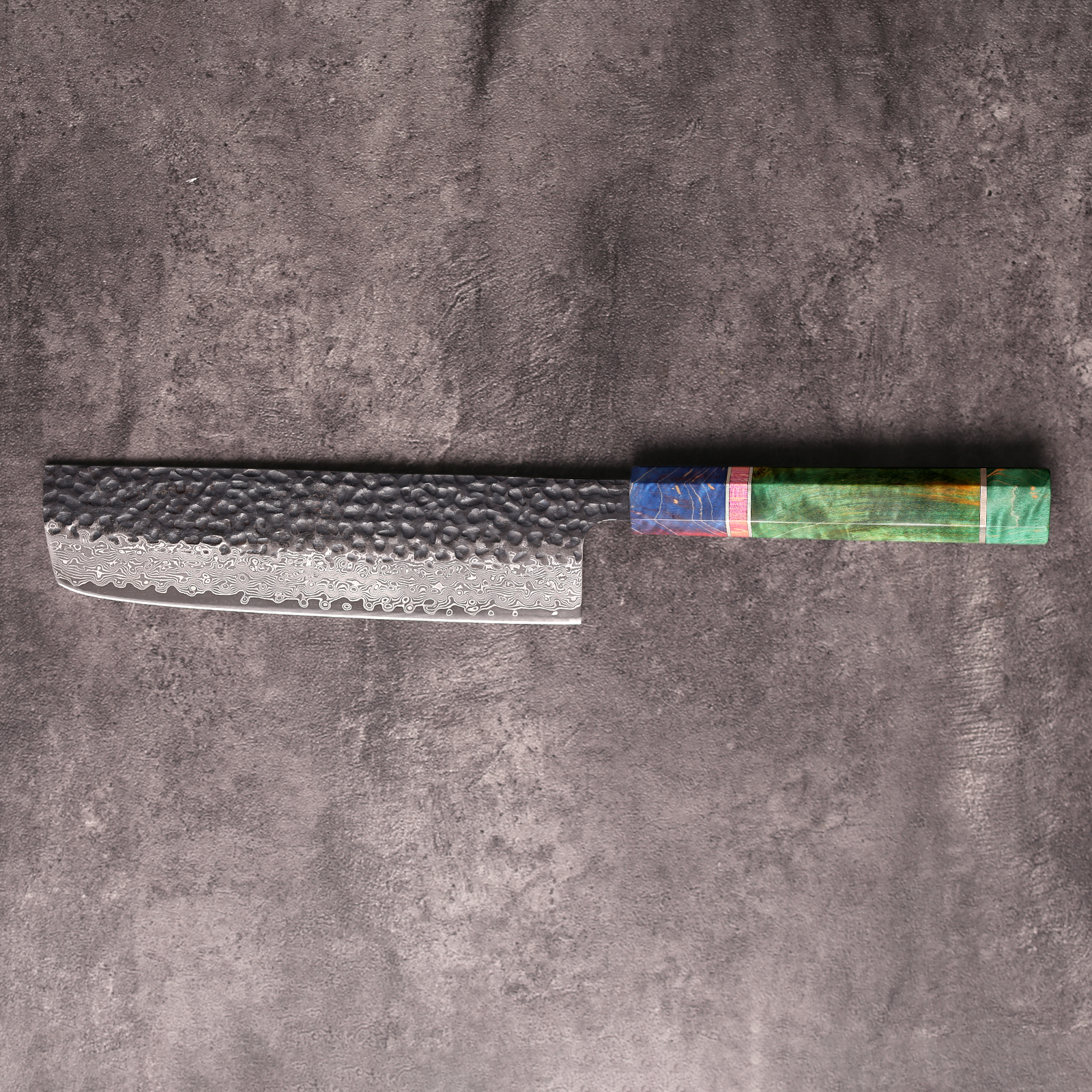Damascus steel Nakiri