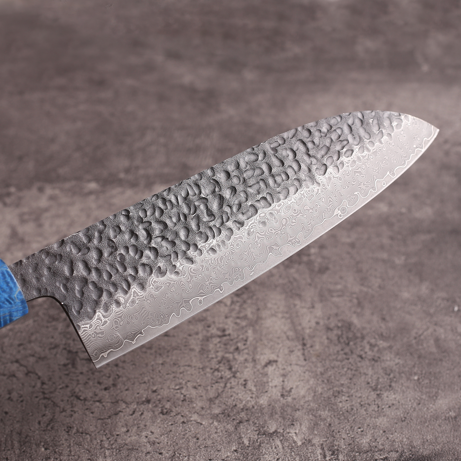 Good Damascus Santoku Knife