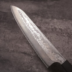 Handcrafted 240mm gyuto chef knife with olive wood wa handle