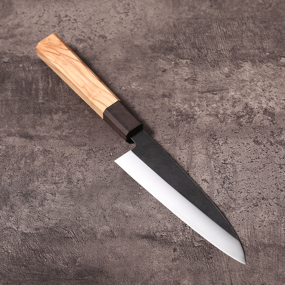 Blue steel Japanese chef knife