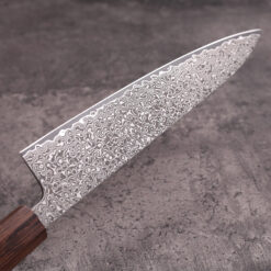 VG10 Damascus layered steel blade gyuto 210mm close up