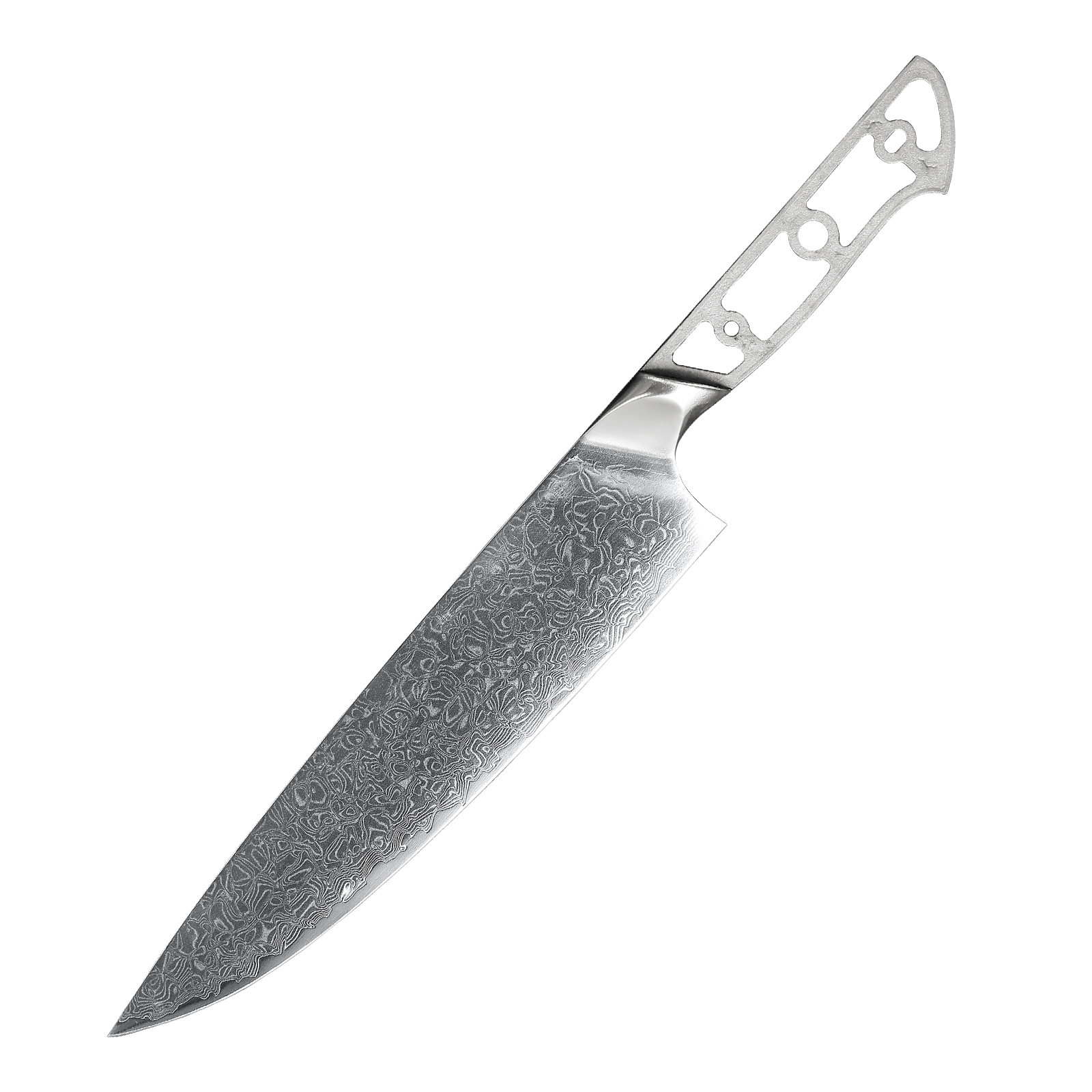 9-inch Damascus chef knife blank with VG10 core 59-60 HRC