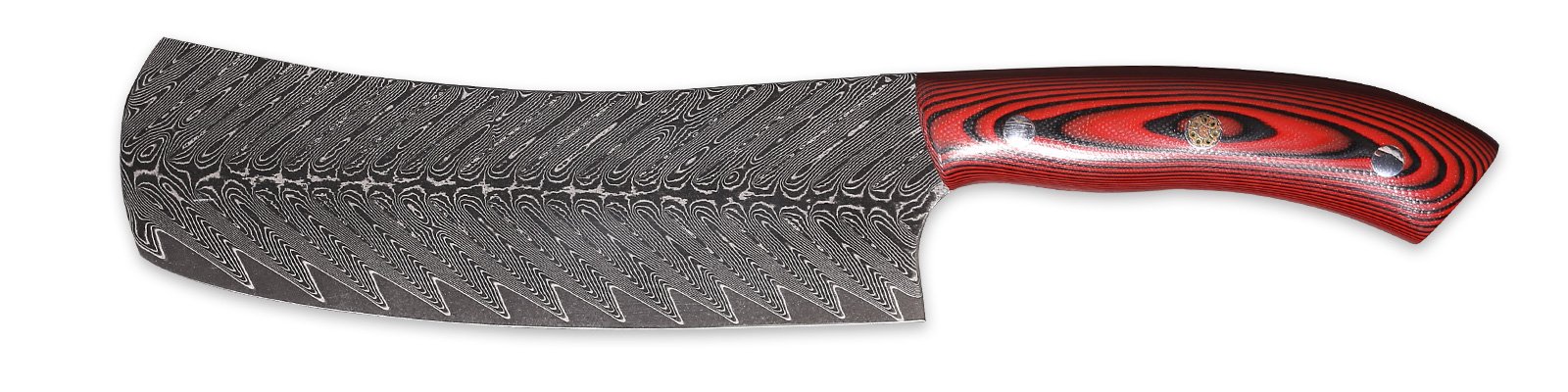 Damascus Steel Vegetable Knife Full Tang