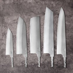 Japanese kitchen knife blank blade with tang