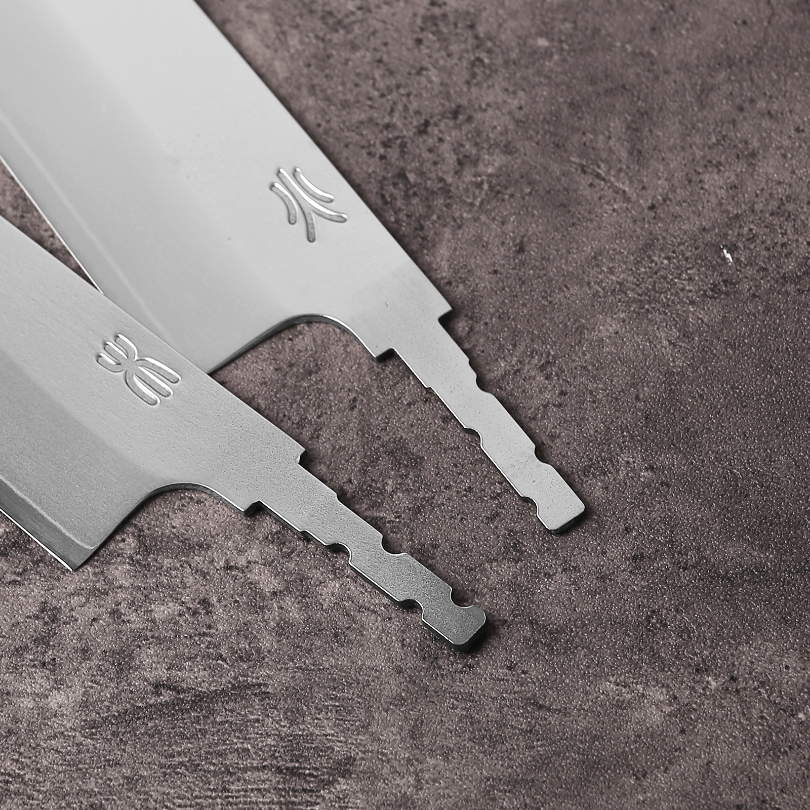 Wholesale San-mai AUS-10 chef knife blank with stick Tang