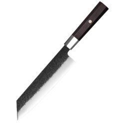 AUS-10 single-layer kiritsuke chef knife with kurouchi blade
