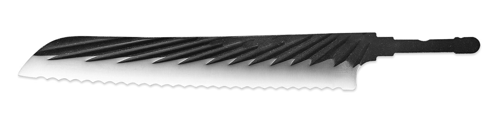 195mm serrated X50CrMoV15 bread knife blank