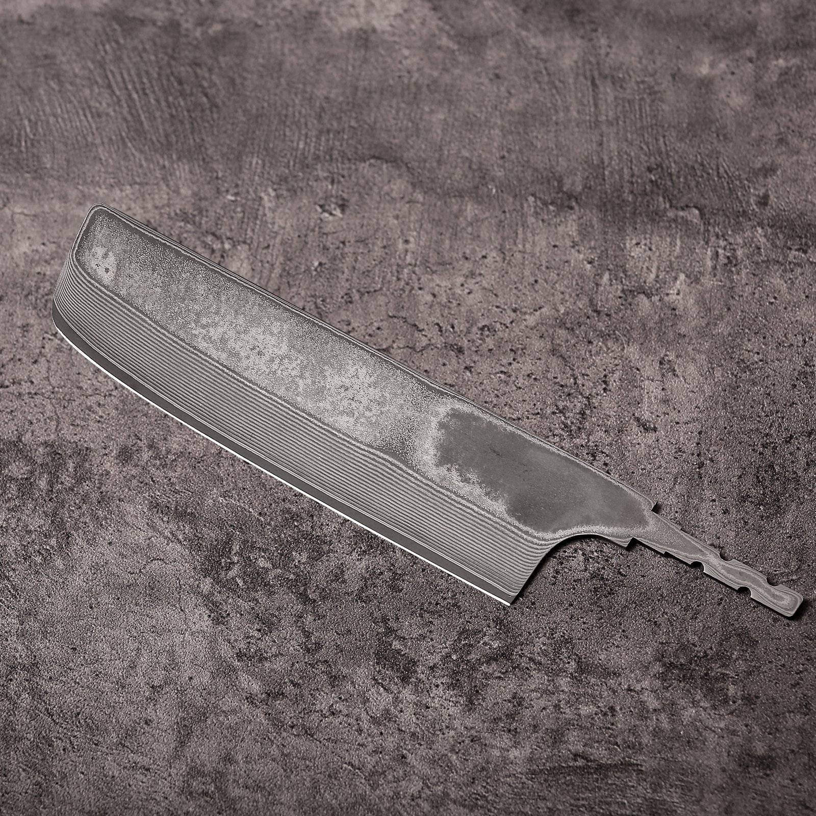 Japanese Nakiri knife blank for custom handle making