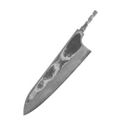Japanese Santoku blade blank for custom handle making