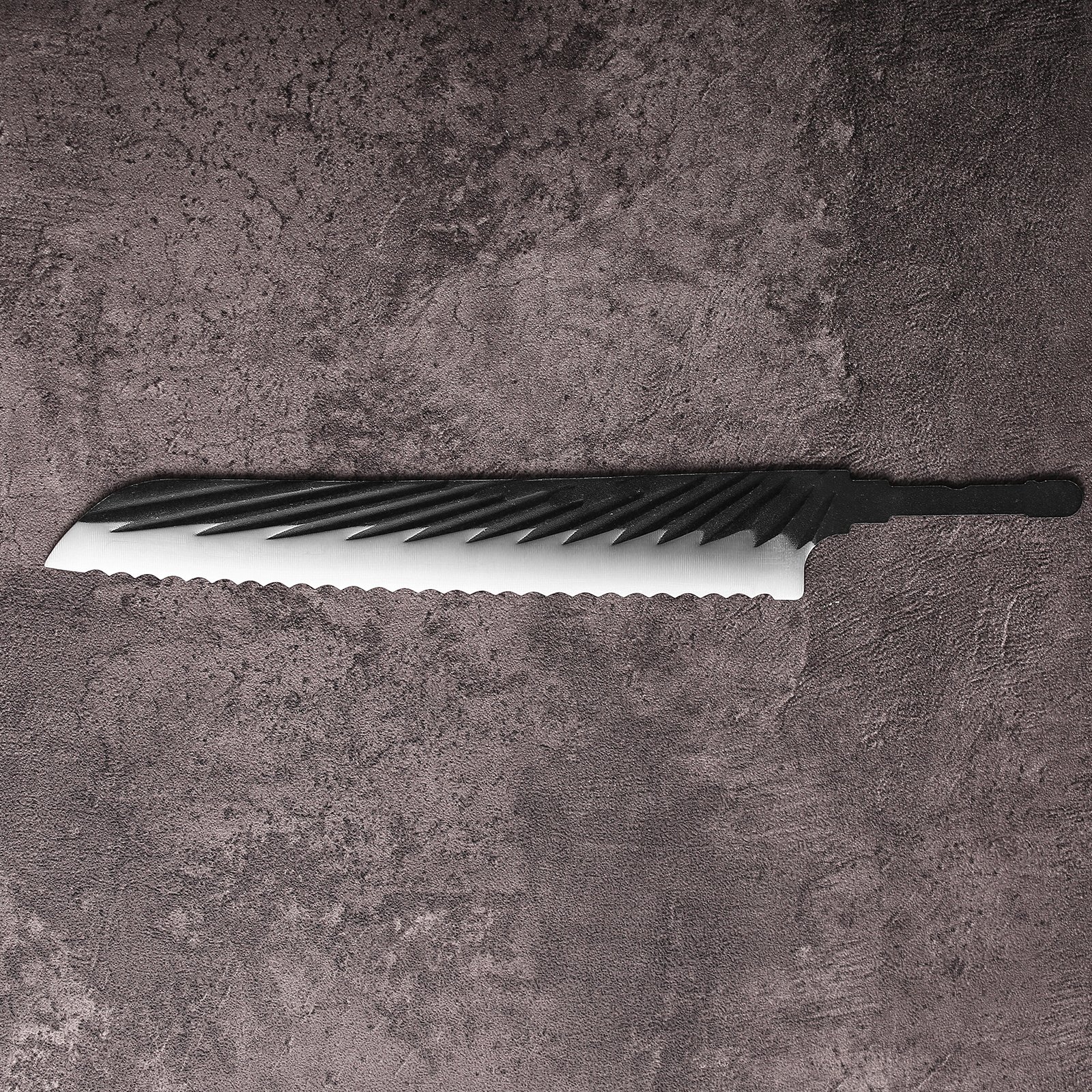 Japanese‑style bread knife blank X50CrMoV15